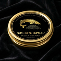 Siberian caviar gold tin box
